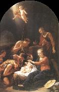 Adriaen van der werff The adoracion of the shepherds oil painting